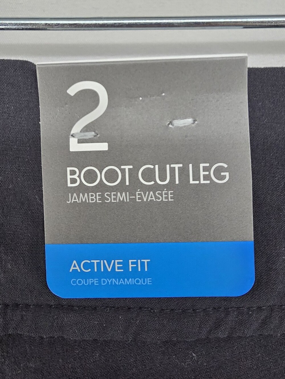 NWT Columbia Black Performance Bootcut Pants Drawstring Stretch Size 2 - Picture 14 of 15